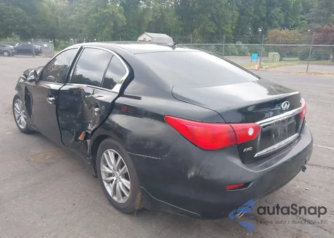 2014 Infiniti Q50 Premium/Sport z USA, uszkodzony, nr VIN JN1BV7AR5EM704889